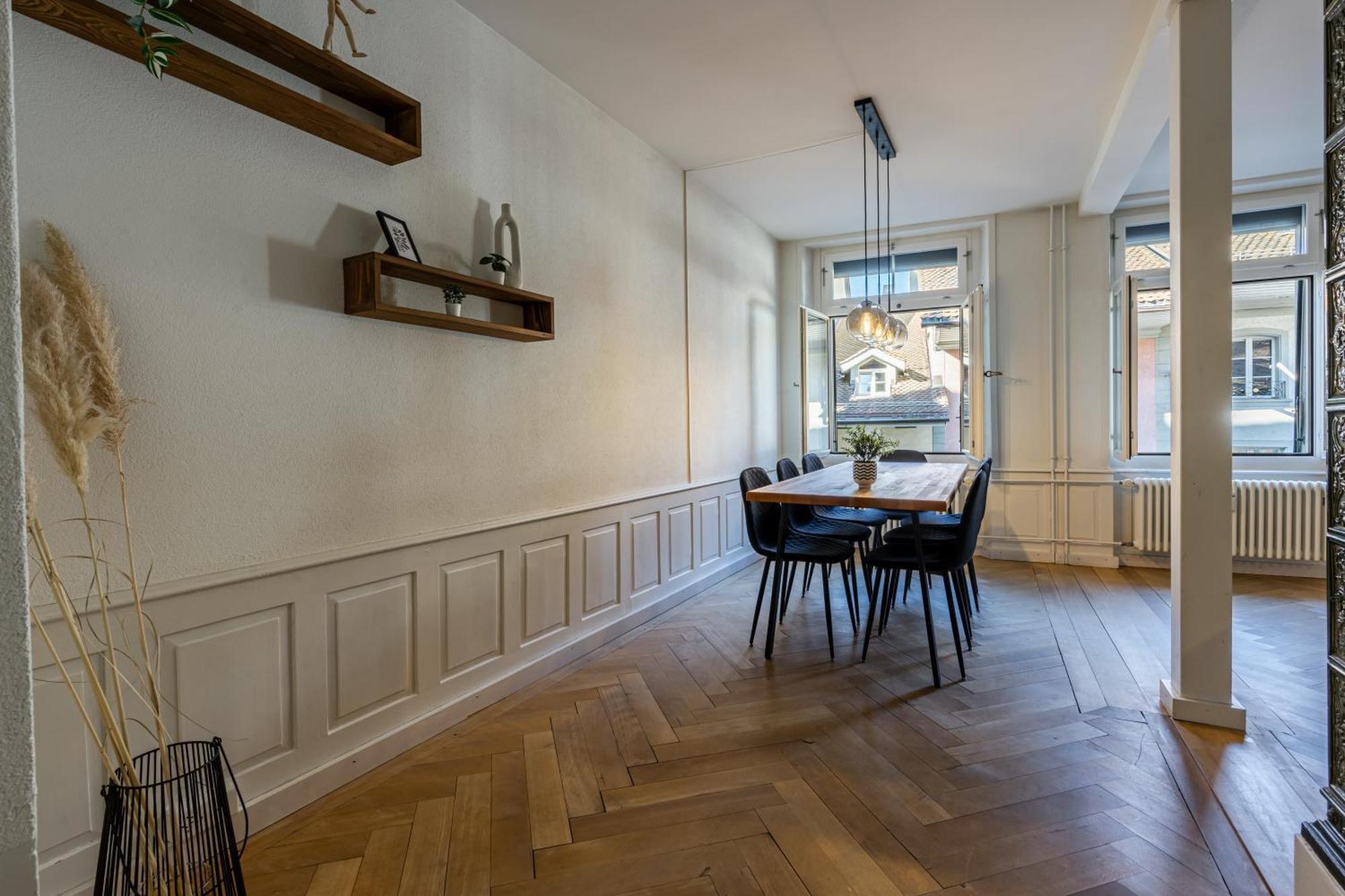 Historische Wohnung Im Herzen Der Thuner Altstadt Buitenkant foto