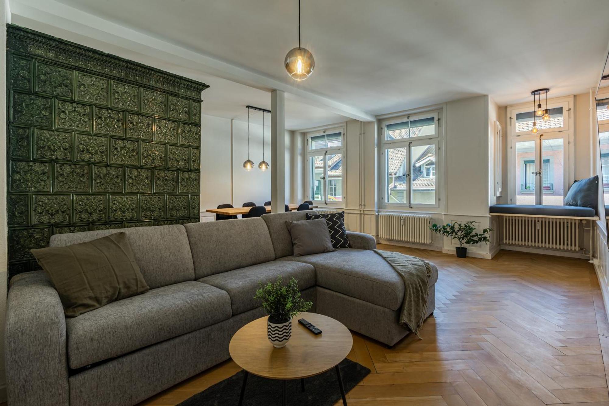 Historische Wohnung Im Herzen Der Thuner Altstadt Buitenkant foto