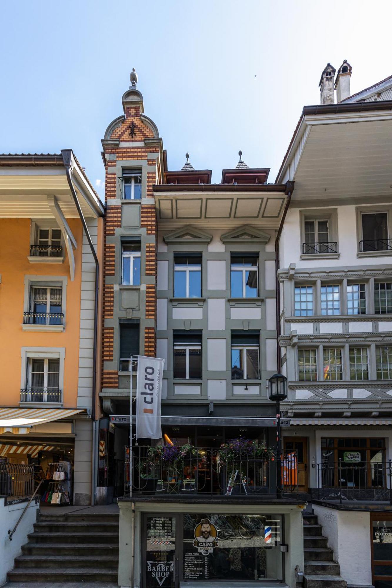 Historische Wohnung Im Herzen Der Thuner Altstadt Buitenkant foto
